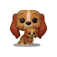 Funko Pop! Disney: Lady and the Tramp - Lady avec Puppy figurine en vinyle