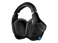 Casque de jeu G935 Câblé / Sans fil Sur tête Stéréo Logitech - USB, Mini-phone (3.5mm) - Câblé -Sur tête - Binaural - Circumaural - Cardioïde, Uni directionnel Microphone - Noir, Bleu