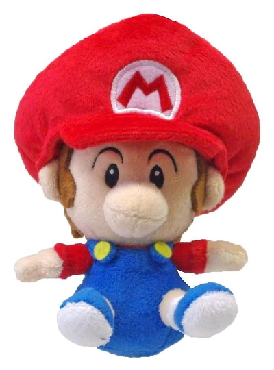 Little Buddy -Baby Mario 6" Plush, Little Buddy Nintendo Plush Toys