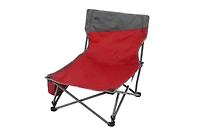 Chaise d'événement basse Ozark Trail Quad, rouge