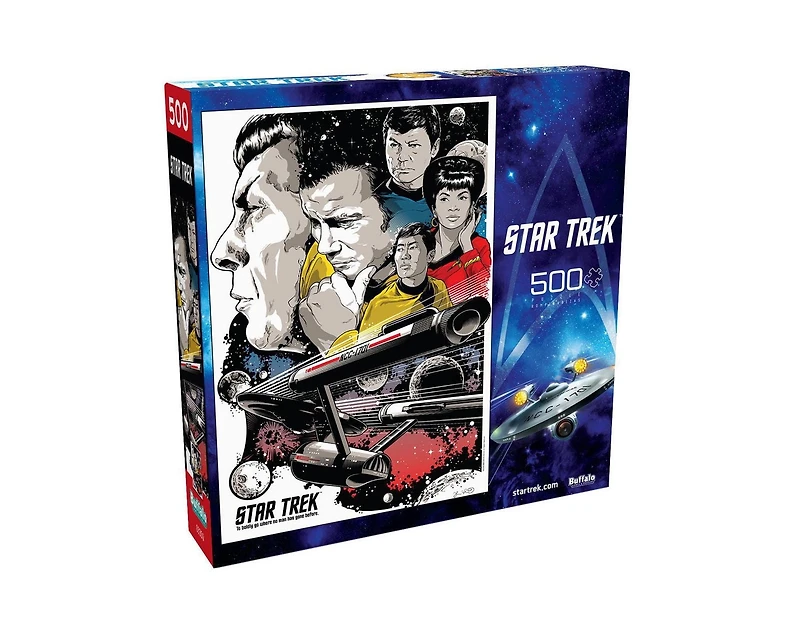 Buffalo Games - Le puzzle Entertainment - Star Trek - To Boldly Go Where No Man Has Ever Gone Before - en 500 pièces