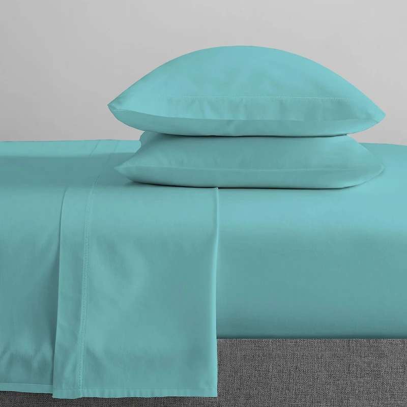 Ensembles de draps en flanelle de couleur unie Johnson Home