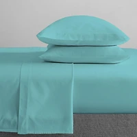 Ensembles de draps en flanelle de couleur unie Johnson Home