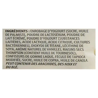 Raisins secs trempés dans le yogourt 375g
