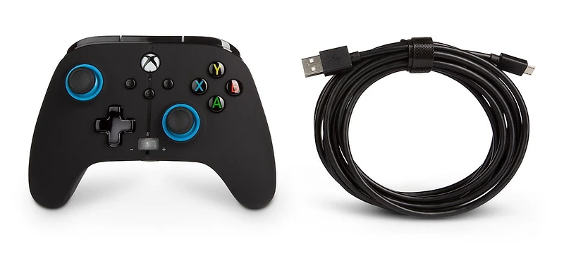 PowerA Enhanced Wired Controller for Xbox – Blue Hint
