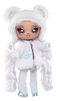 Na Na Na Surprise Cozy Series Bailey Frost 7.5" Fashion Doll Polar Bear-Inspired with White Hair