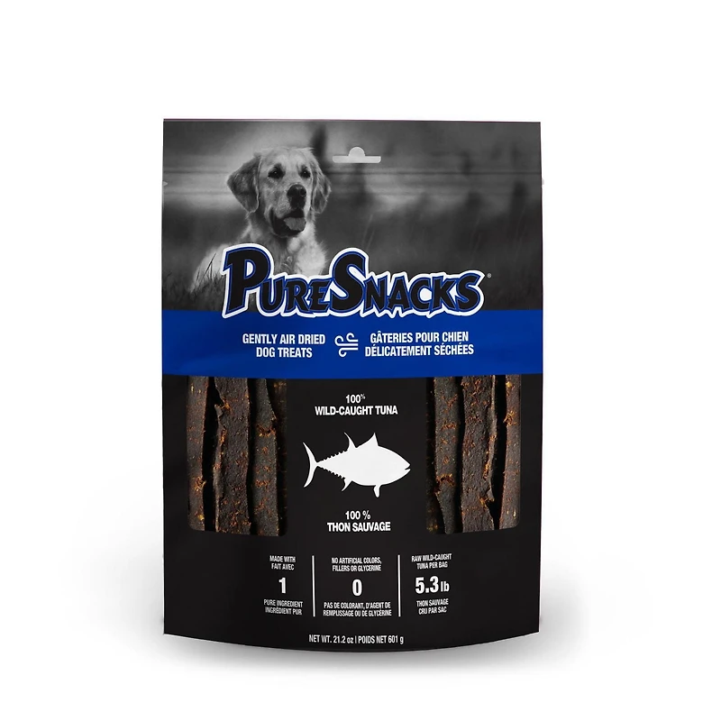PureSnacks Air Dried Tuna Jerky for Dogs, 21.2oz | 601g