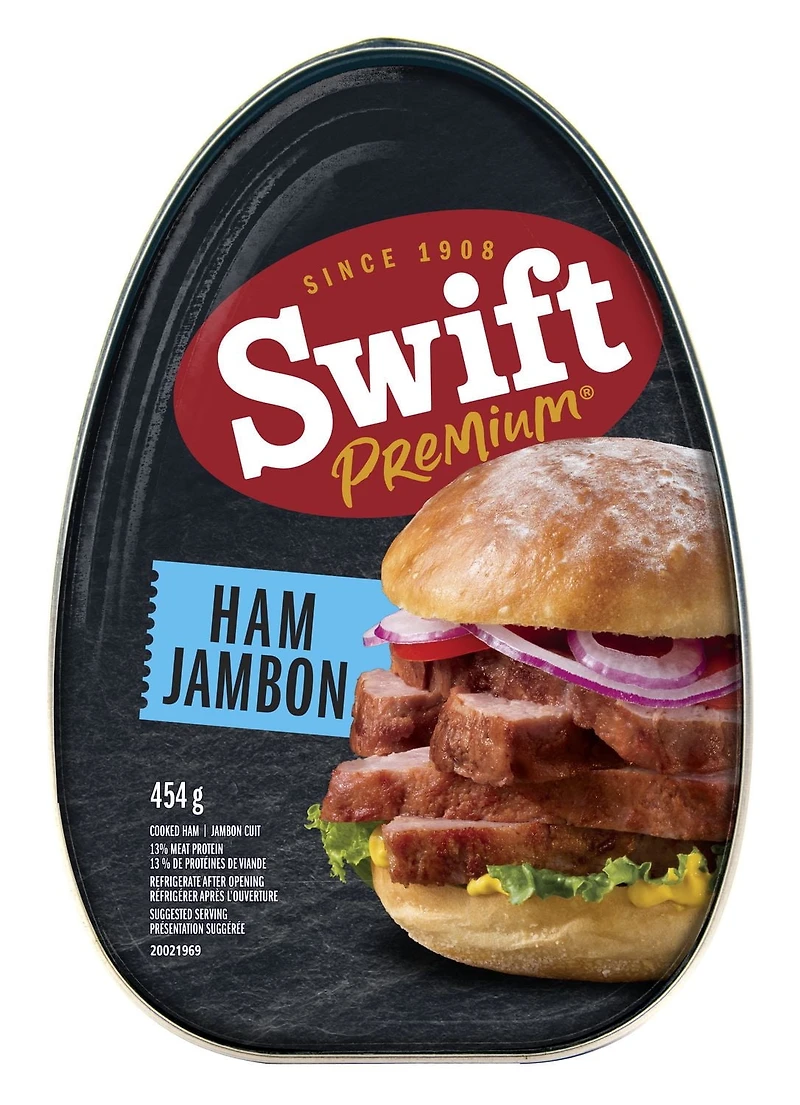 Jambon cuit en conserve Swift Premium 454g