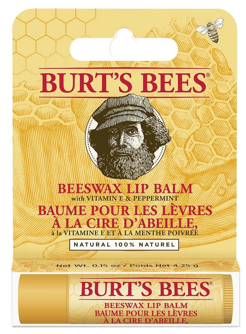 Baume à la cire d’abeille et à la menthe poivrée