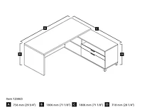 Bestar Pro-Linea Bureau en L
