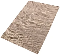 ECARPETGALLERY 5'2" x 7'10"  Moroccan Tangier Hand-knotted Area Rug for Living Room, Dining Room and Bedroom in Grey