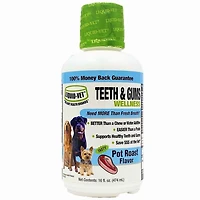 Liquid-Vet® Supplément pour la santé des dents et gencives des chiens, saveur rôti de bœuf, 16 oz liq 16 fois liquides / 474 ml