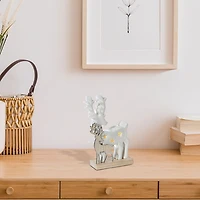 Décor De Cerf En Céramique À Led