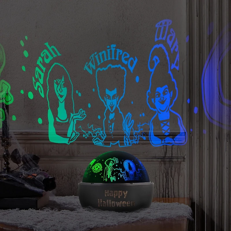 Halloween Lightshow Projection Table Ombres Lumières Hocus Pocus Disney
