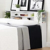 South Shore Vito Full/Queen Bookcase Headboard (54/60'')