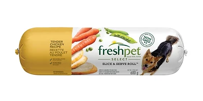 Nourriture pour chien de Freshpet Sélect au préparation de poulet doux, légumes et riz