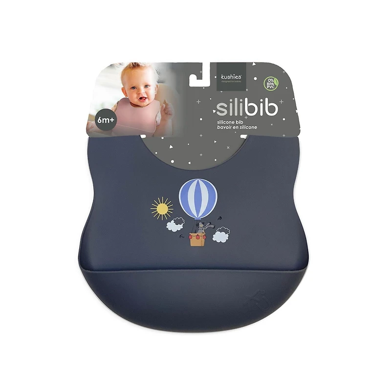 KU Silibib bavoir en silicone Odie Ink