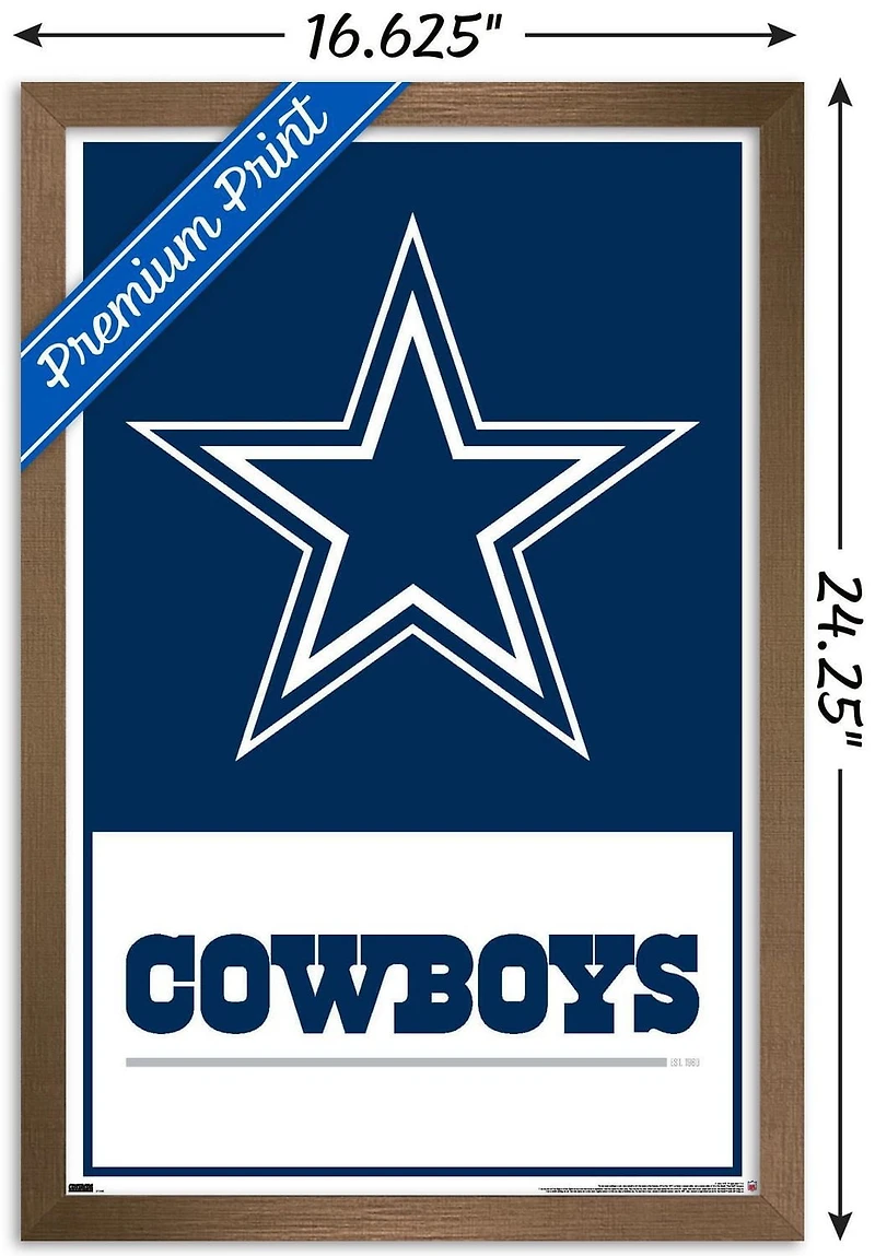 NFL Dallas Cowboys- Logo 21 Wall Poster