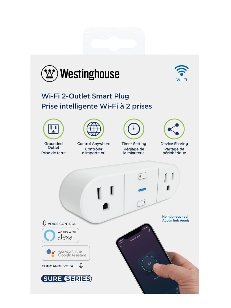 Prise intelligente WiFi Westinghouse