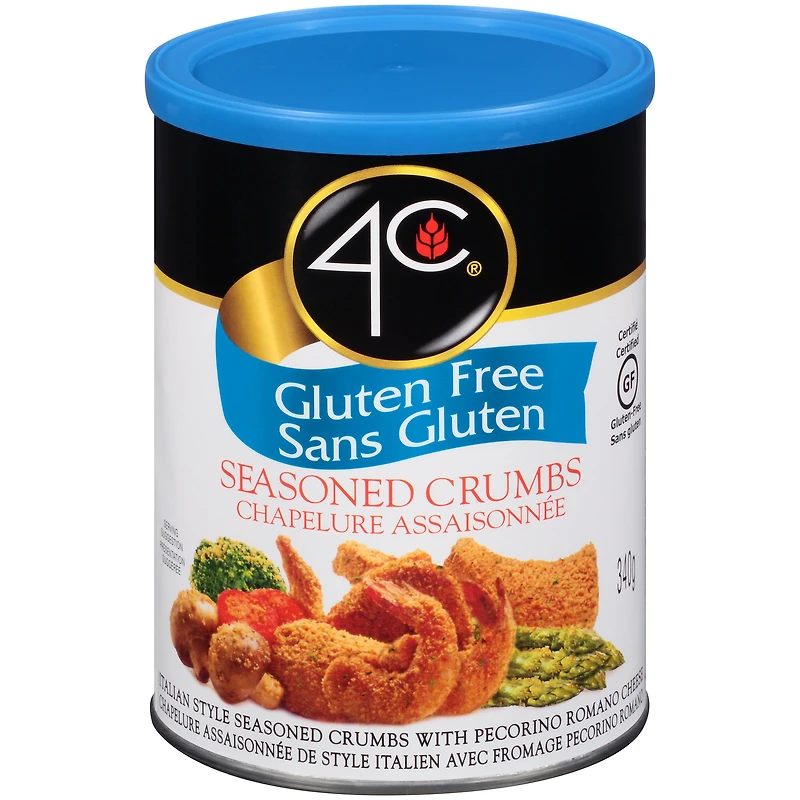 4C Gluten Free Seasoned Bread Crumbs, 340g, 340 g