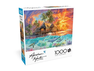 Buffalo Games Weekend in Paradise Puzzle imbriqué de 1000 pièces pour adultes de 14 à 99 ans