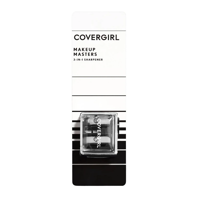 COVERGIRL Taille-crayon Makeup Masters, jumbo, taille-crayons jumbo, fins et épais, 100% Sans Cruauté Pour tous les crayons