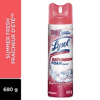 Lysol Bathroom Cleaning Foam, Summer Fresh, Destroys Soap Scum, 680g