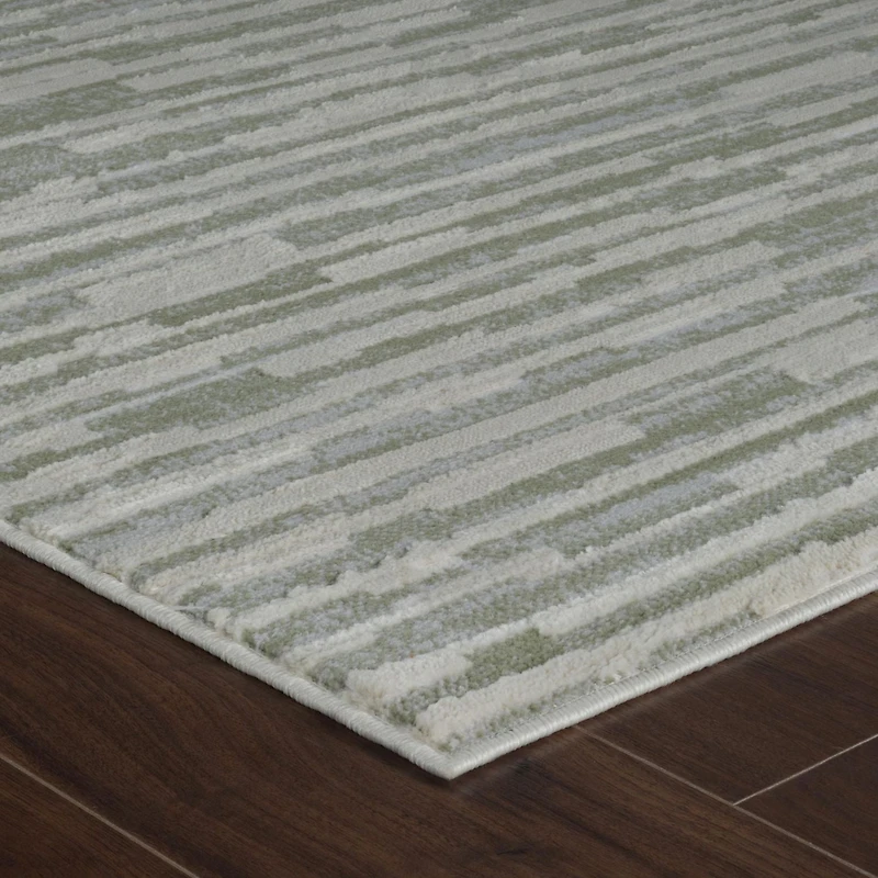 Rug Branch Nomad Abstract Indoor Area Rug, Green Beige, Modern - Living Room, Bedroom, Dining Room