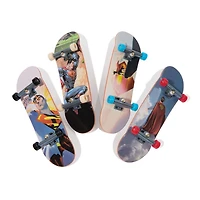 Tech Deck, Ultra DLX Fingerboard 4-Pack, DC Superman Skateboards, Collectible and Customizable Mini Skateboards, Kids Toys for Ages 6 and up