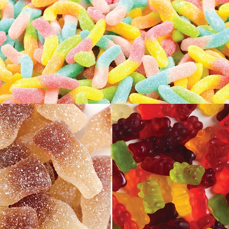 Cheery Chews Gummy Rush-Sour Party Mix Soft Gummy Candy, 135g Bag, 135 g – Sour Party Mix Gummy Candy