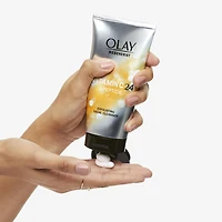 Olay Regenerist Vitamin C + Peptide 24 Duo Pack, Cleanser 150mL (5 fl oz), Moisturizer 48g (1.7 oz)