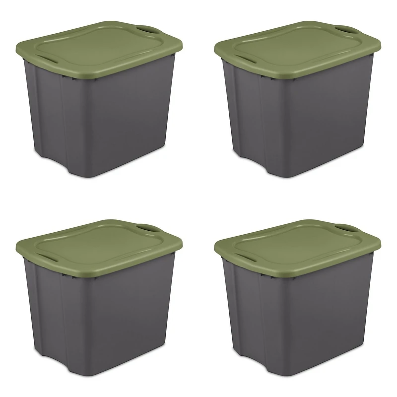 Sterilite Boîte de Rangement 90 L EZ Carry - 4PK