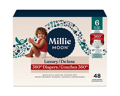 Couches Millie Moon Luxury 360, Taille 6, 48 unités