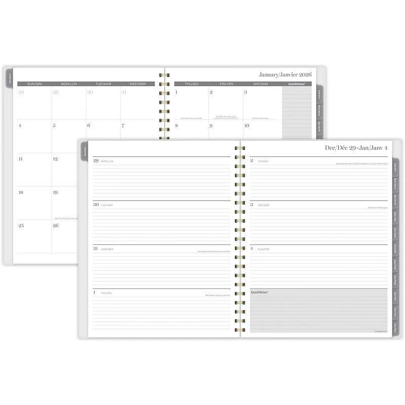 2026 Cambridge® Emerson Dot Large Weekly Planner