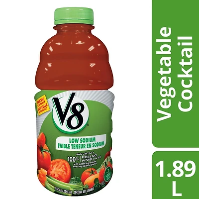V8 Low Sodium Vegetable Cocktail 1.89L