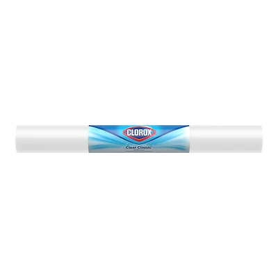 Clorox® Brand Clear Classic® Shelf Liner - Clear, 20 in. x 6 ft.
