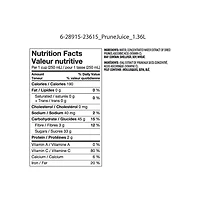Great Value Nectar de Pruneaux 1.36L
