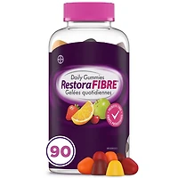 RestoraFIBRE Daily Prebiotic Fibre Gummies - Fibre Supplements For Men And Women, Naturally Sourced Inulin, Promotes Regularity And supports Healthy Digestive system, Gentle Constipation Relief For Ad, 90 Count