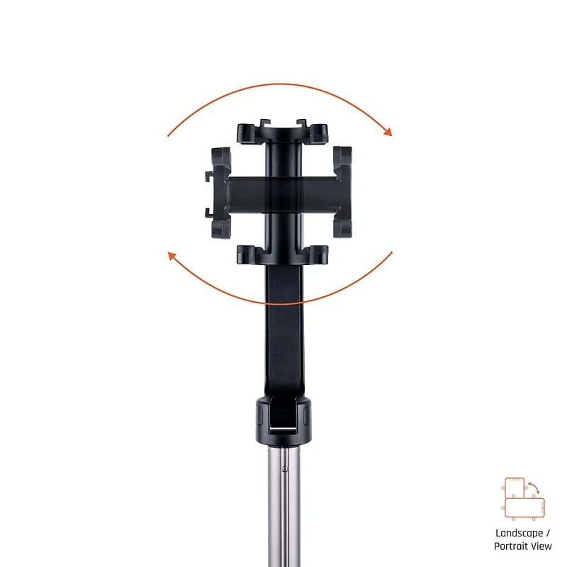 Trépied mobile et perche à selfie ShiftCam TravelPod Selfie - Noir