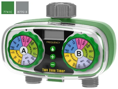 Minuterie électronique à 2 zones