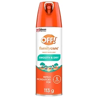 OFF! Aérosol chasse-moustiques protection familiale avec formule en poudre, 113 ml
