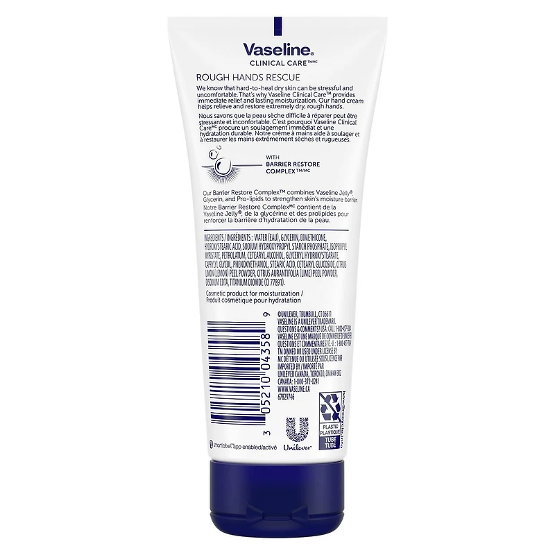 Vaseline Clinical Care Rough Hands Rescue Cream