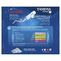 Tampax Pearl Regular Plastic Tampons