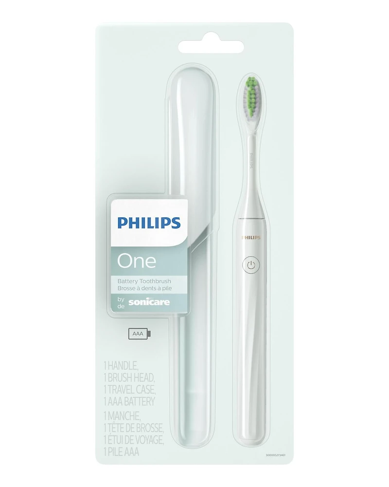 Brosse à dents à batterie Philips One by Sonicare, Menthe, HY1100/03 Perfectionnez votre brossage
