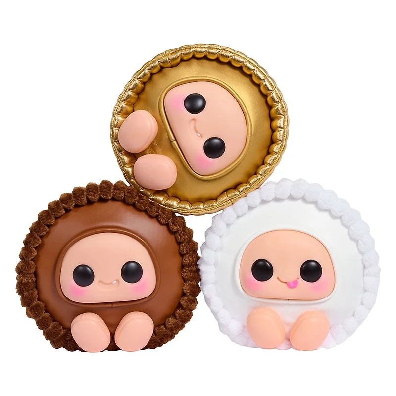 Emballage anonyme de peluche à collectionner de la série Moules au beurre d’arachides Hyojo Reese’s, 3 à collectionner