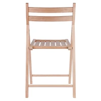 Robin 4pc chaises pliantes Naturel
