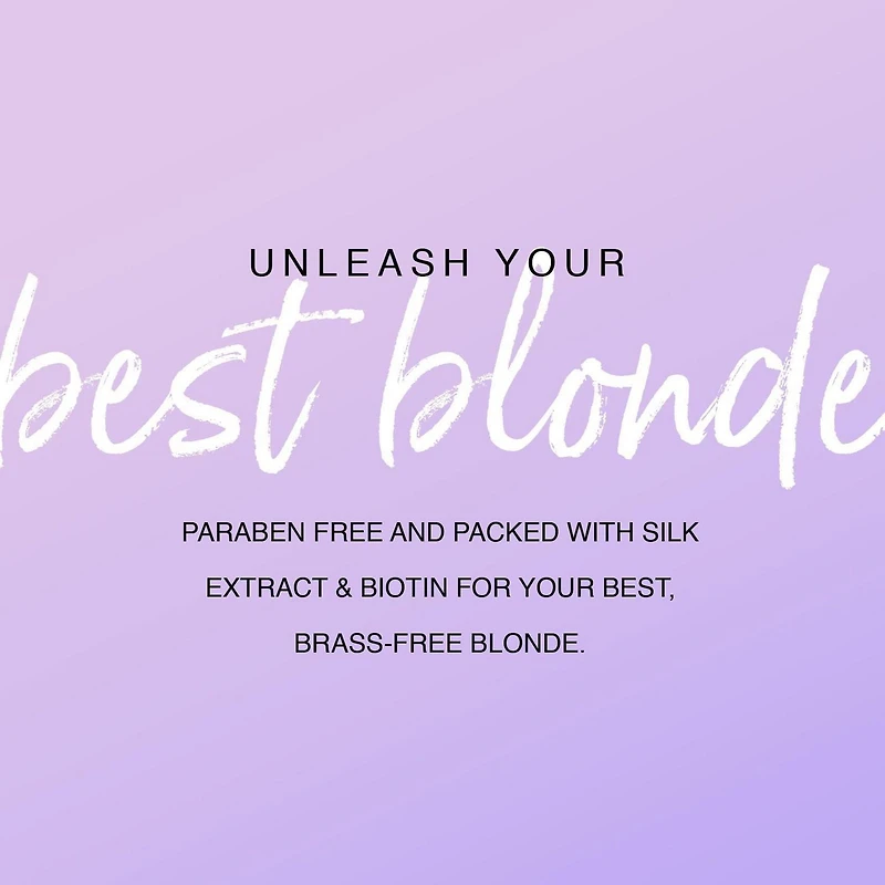 Pantene Brilliant Blondie Purple Shampoo for Blonde Dyed Hair, Paraben Free