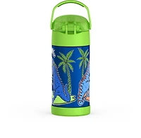 Thermos Kids Vacuum Insulated Funtainer Water Bottle with Flip Up Straw, 355ml