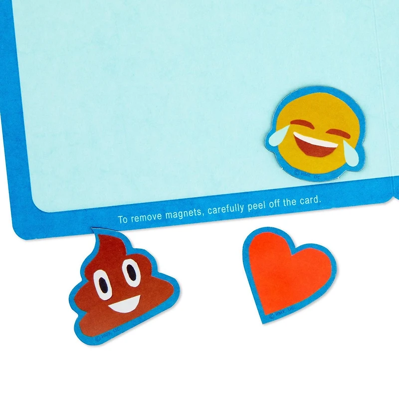 Hallmark Fathers Day Card (Removable Emoji Magnets)