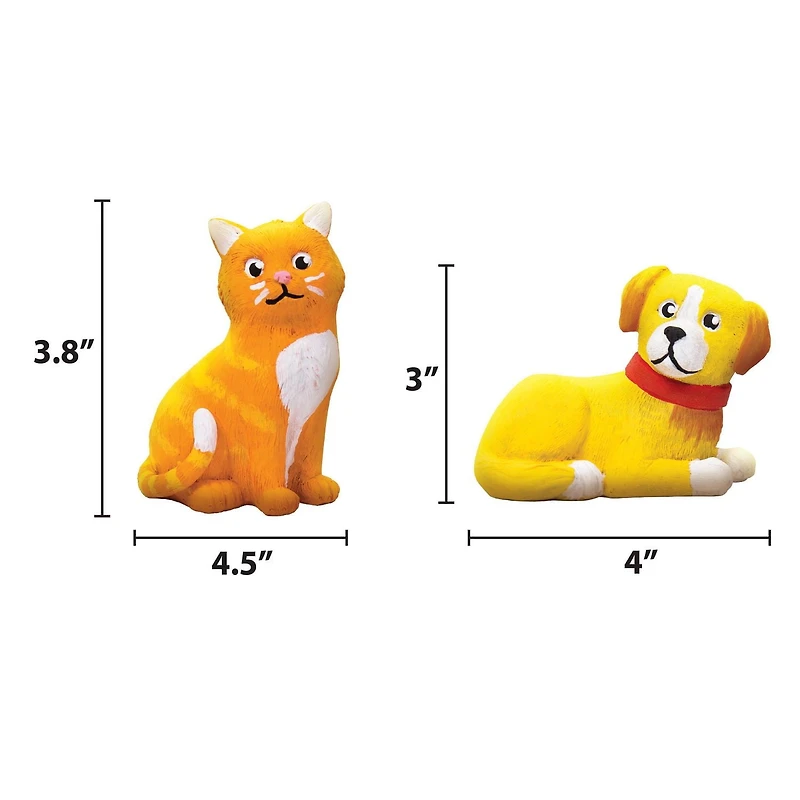 Paint Your Own Pet Figurines, Paint 2 resin figurines